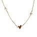 lijiayione Gold Plated Stainless Steel Heart Shape Bracelet - Stylish and Durable - Ideal for Layering or Standalone Wear