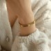 lijiayione Gold Plated Stainless Steel Bracelet - Minimalist and Elegant - Perfect Accessory for Any Occasion